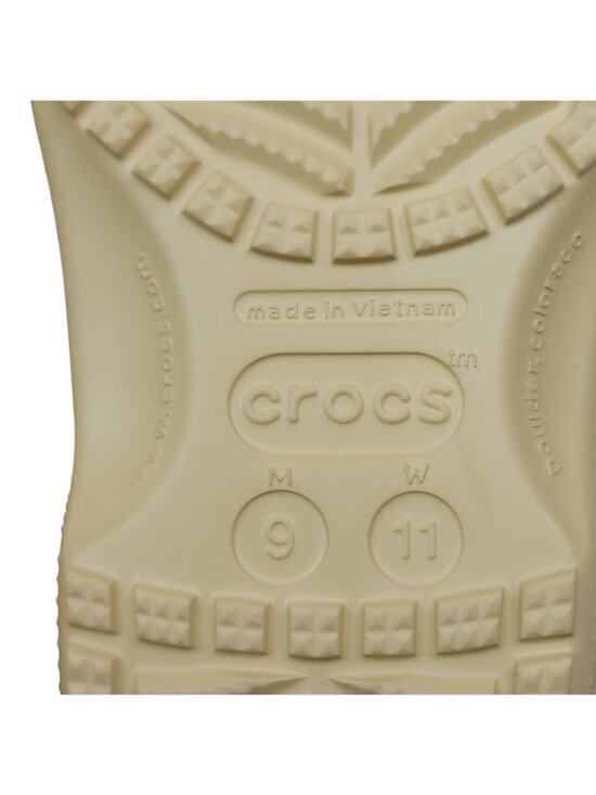 Crocs Classic Lockdown Clog Mens Size 9 Womens 11 Beige With Red Details main image 6